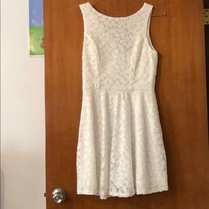 White Sequin dress size 9